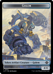 Treasure (0002) // Golem Double-Sided Token [Jurassic World Collection Tokens] | Galaxy Games LLC