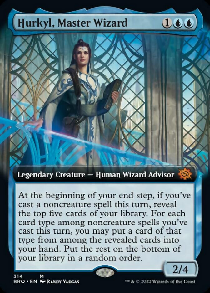 Hurkyl, Master Wizard (Extended Art) [The Brothers' War] | Galaxy Games LLC