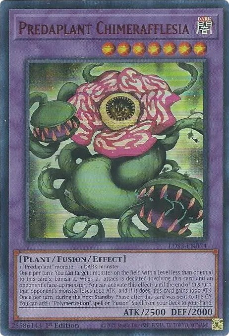 Predaplant Chimerafflesia (Red) [LDS3-EN074] Ultra Rare | Galaxy Games LLC