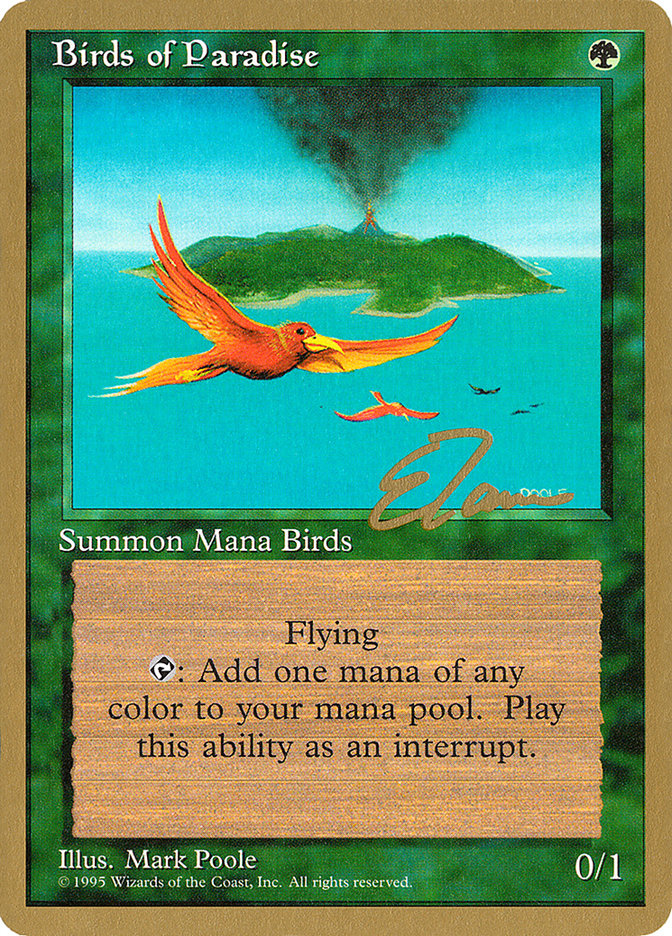 Birds of Paradise (Eric Tam) [Pro Tour Collector Set] | Galaxy Games LLC