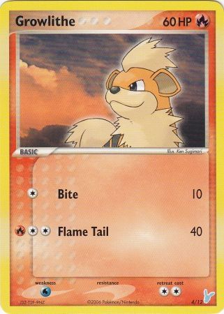 Growlithe (4/12) [EX: Trainer Kit 2 - Minun] | Galaxy Games LLC