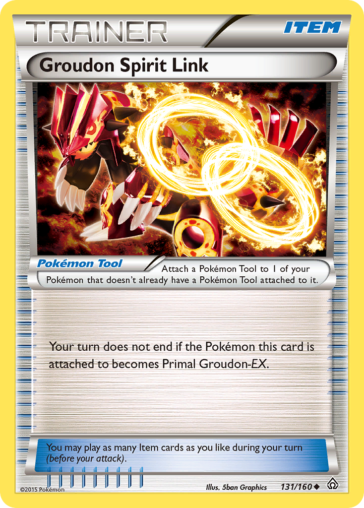 Groudon Spirit Link (131/160) [XY: Primal Clash] | Galaxy Games LLC