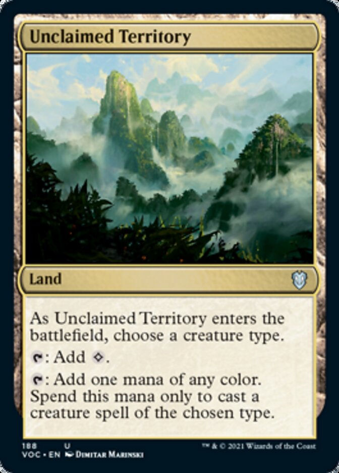 Unclaimed Territory [Innistrad: Crimson Vow Commander] | Galaxy Games LLC