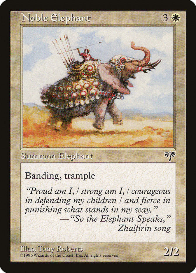 Noble Elephant [Mirage] | Galaxy Games LLC