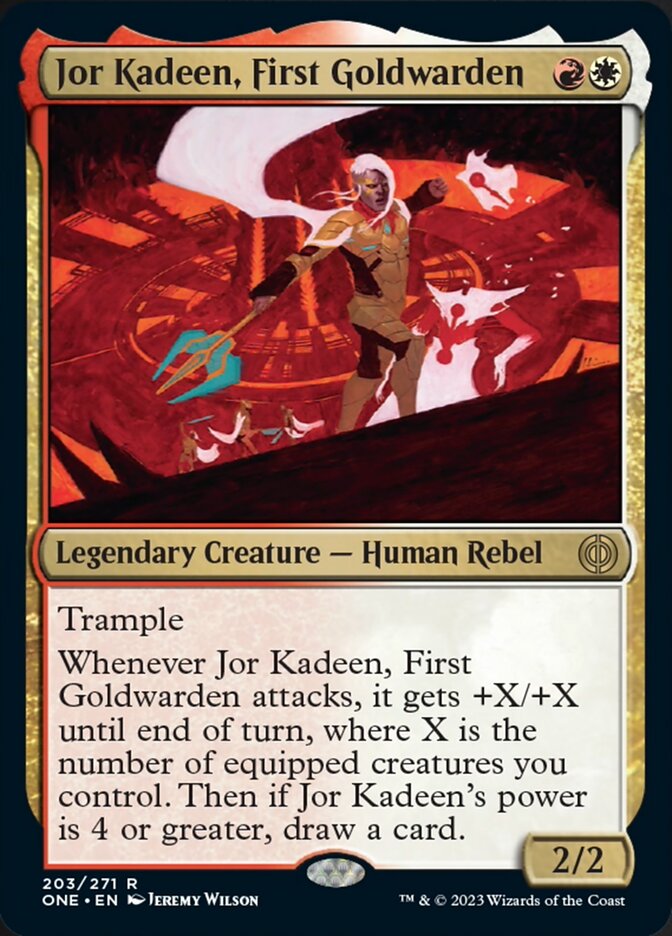 Jor Kadeen, First Goldwarden [Phyrexia: All Will Be One] | Galaxy Games LLC