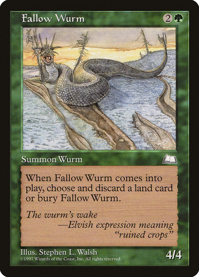 Fallow Wurm [Weatherlight] | Galaxy Games LLC