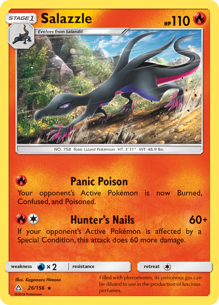 Salazzle (26/156) [Sun & Moon: Ultra Prism] | Galaxy Games LLC