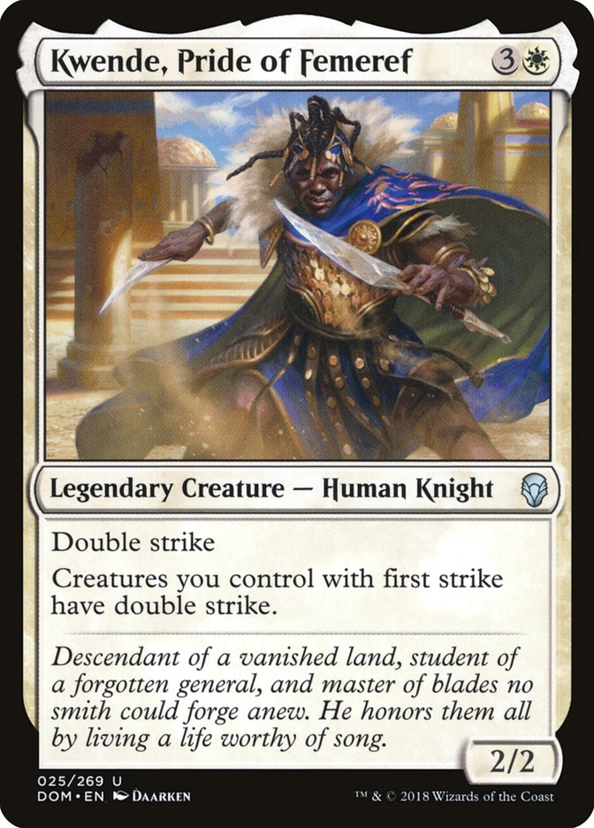 Kwende, Pride of Femeref [Dominaria] | Galaxy Games LLC