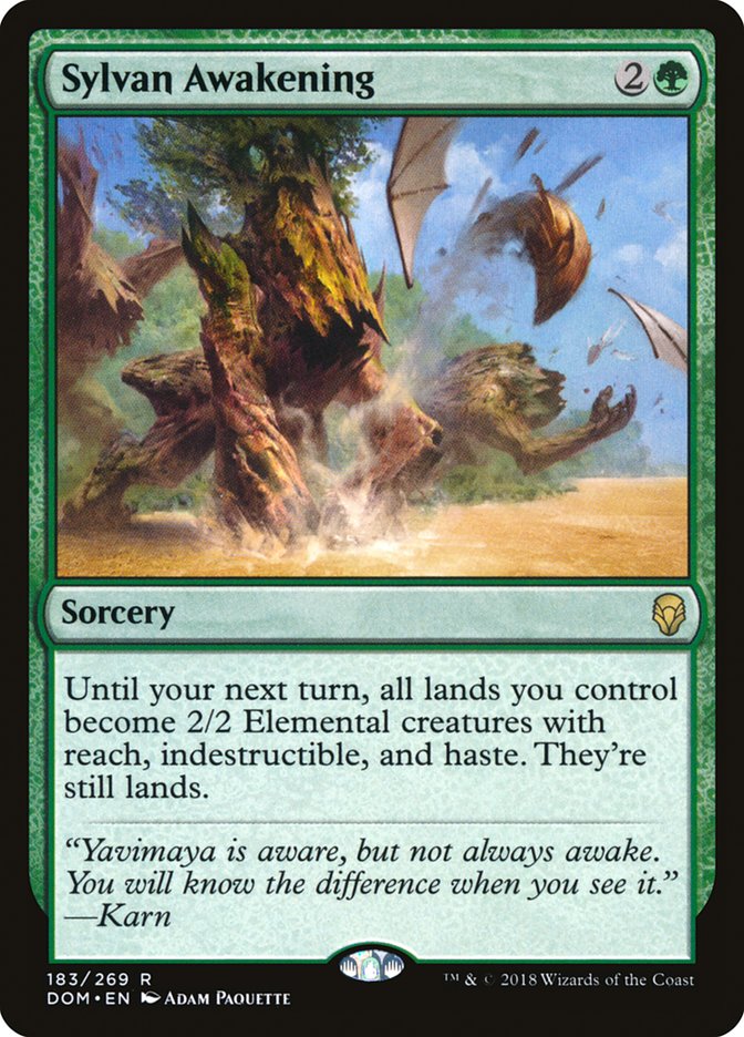 Sylvan Awakening [Dominaria] | Galaxy Games LLC