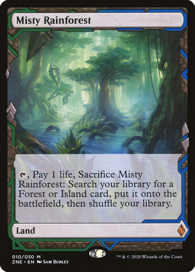 Misty Rainforest (Expeditions) [Zendikar Rising Expeditions] | Galaxy Games LLC