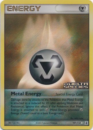 Metal Energy (107/113) (Stamped) [EX: Delta Species] | Galaxy Games LLC