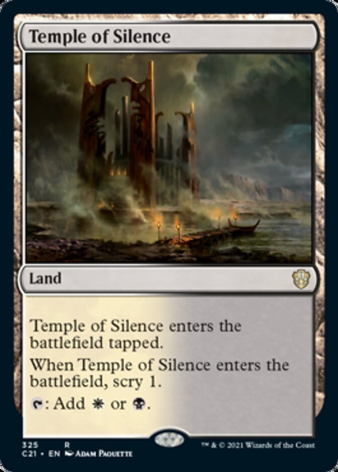 Temple of Silence [Commander 2021] | Galaxy Games LLC