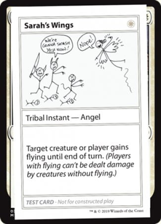 Sarah's Wings (2021 Edition) [Mystery Booster Playtest Cards] | Galaxy Games LLC