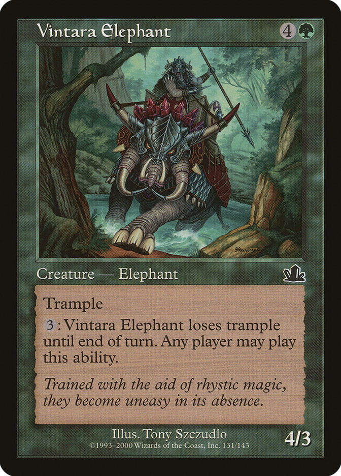 Vintara Elephant [Prophecy] | Galaxy Games LLC