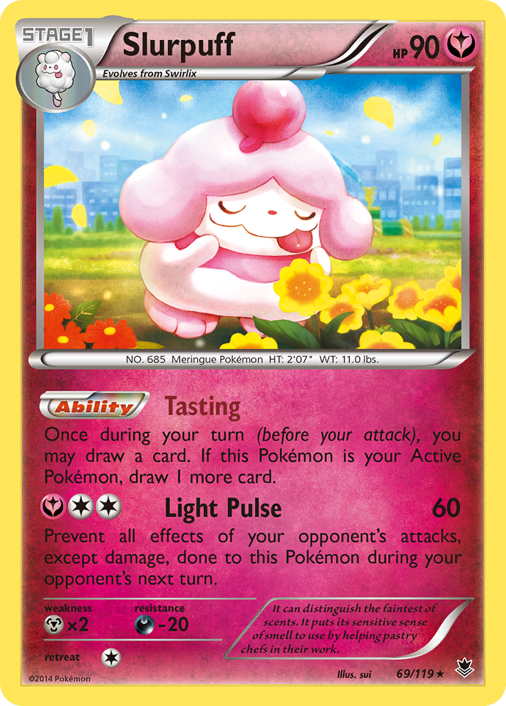 Slurpuff (69/119) [XY: Phantom Forces] | Galaxy Games LLC