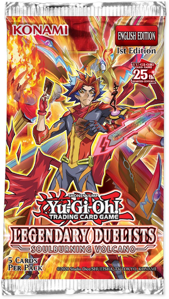 Legendary Duelists: Soulburning Volcano - Booster Pack (1st Edition) | Galaxy Games LLC