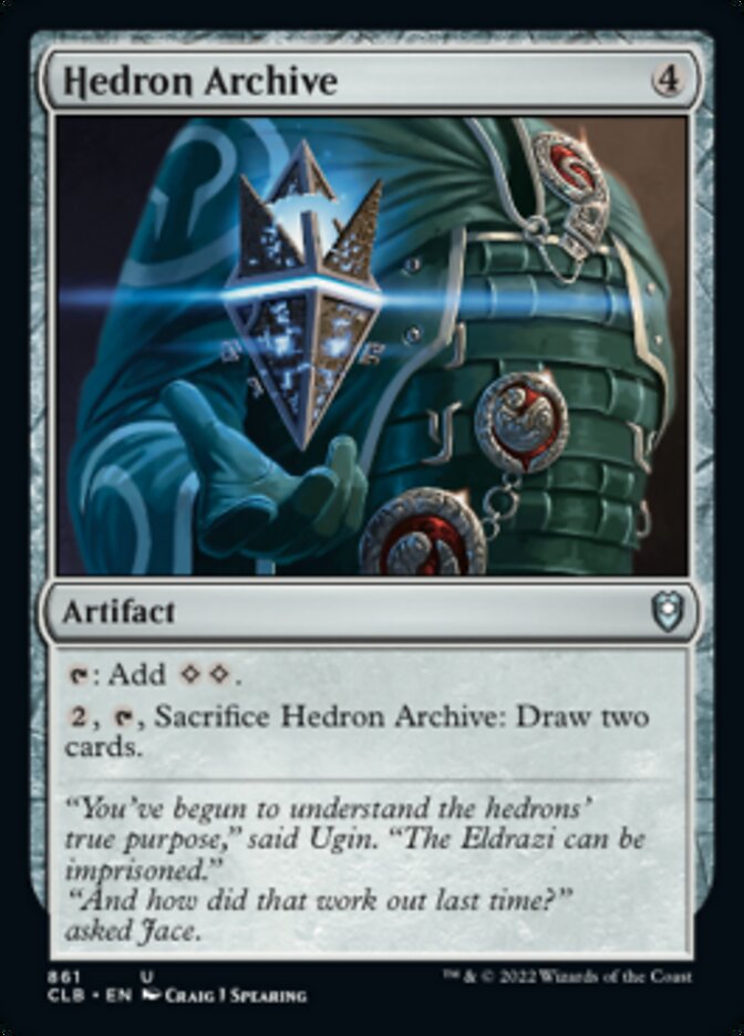 Hedron Archive [Commander Legends: Battle for Baldur's Gate] | Galaxy Games LLC
