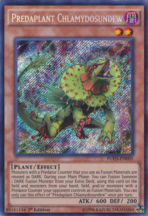 Predaplant Chlamydosundew [FUEN-EN005] Secret Rare | Galaxy Games LLC