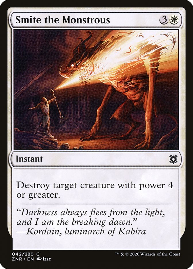 Smite the Monstrous [Zendikar Rising] | Galaxy Games LLC