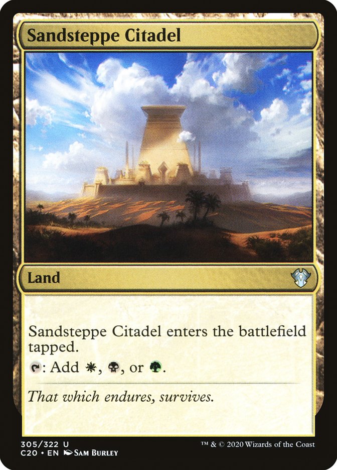 Sandsteppe Citadel [Commander 2020] | Galaxy Games LLC