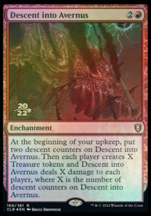 Descent into Avernus [Commander Legends: Battle for Baldur's Gate Prerelease Promos] | Galaxy Games LLC