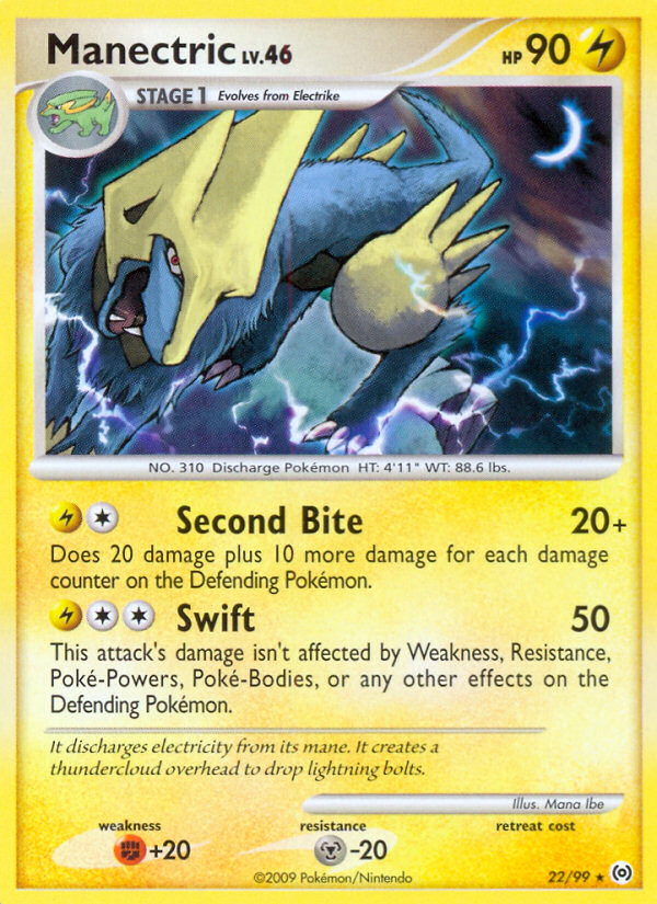 Manectric (22/99) [Platinum: Arceus] | Galaxy Games LLC