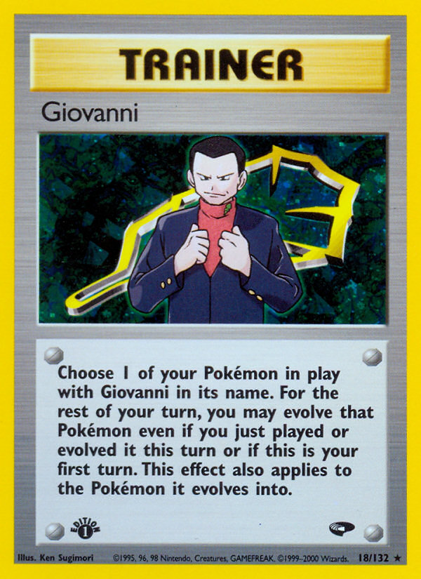 Giovanni (18/132) [Gym Challenge 1st Edition] | Galaxy Games LLC
