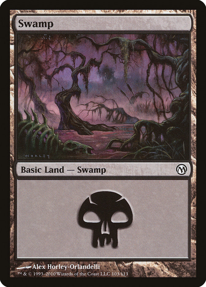 Swamp (103) [Duels of the Planeswalkers] | Galaxy Games LLC