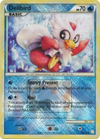 Delibird (39/123) (League Promo) [HeartGold & SoulSilver: Base Set] | Galaxy Games LLC