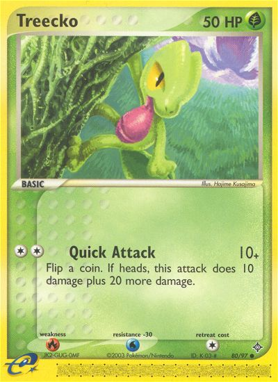 Treecko (80/97) [EX: Dragon] | Galaxy Games LLC