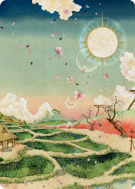Plains 1 Art Card [Kamigawa: Neon Dynasty Art Series] | Galaxy Games LLC