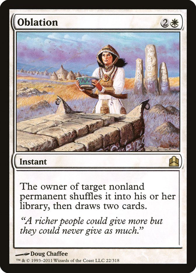 Oblation [Commander 2011] | Galaxy Games LLC