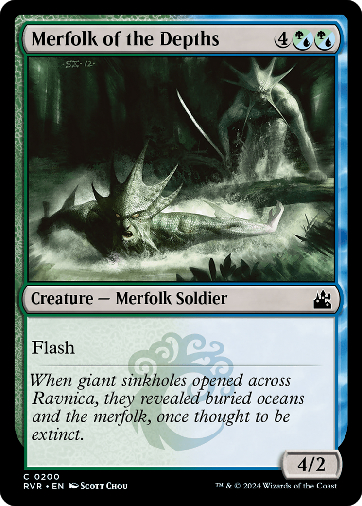 Merfolk of the Depths [Ravnica Remastered] | Galaxy Games LLC