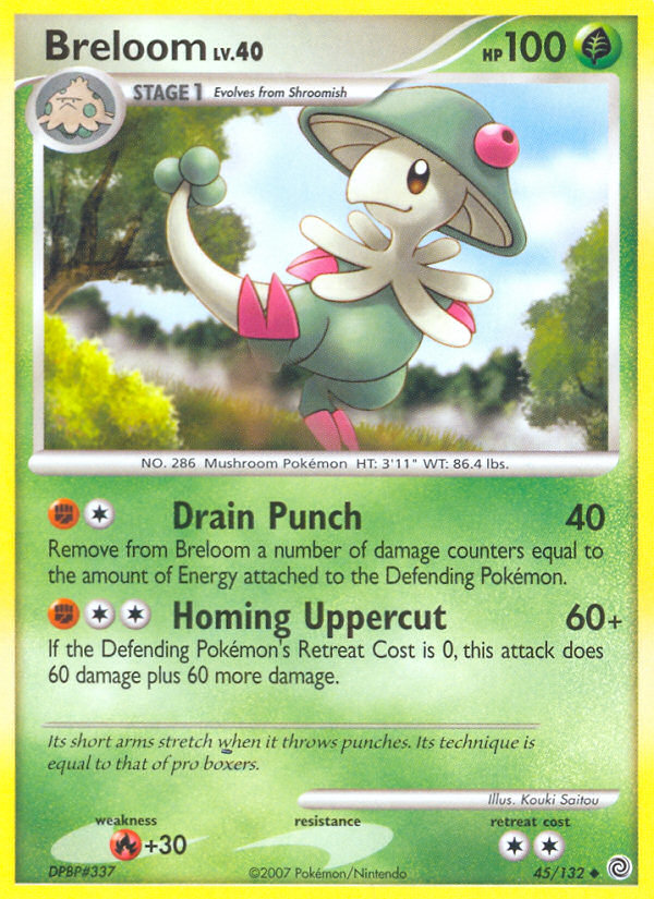 Breloom (45/132) [Diamond & Pearl: Secret Wonders] | Galaxy Games LLC