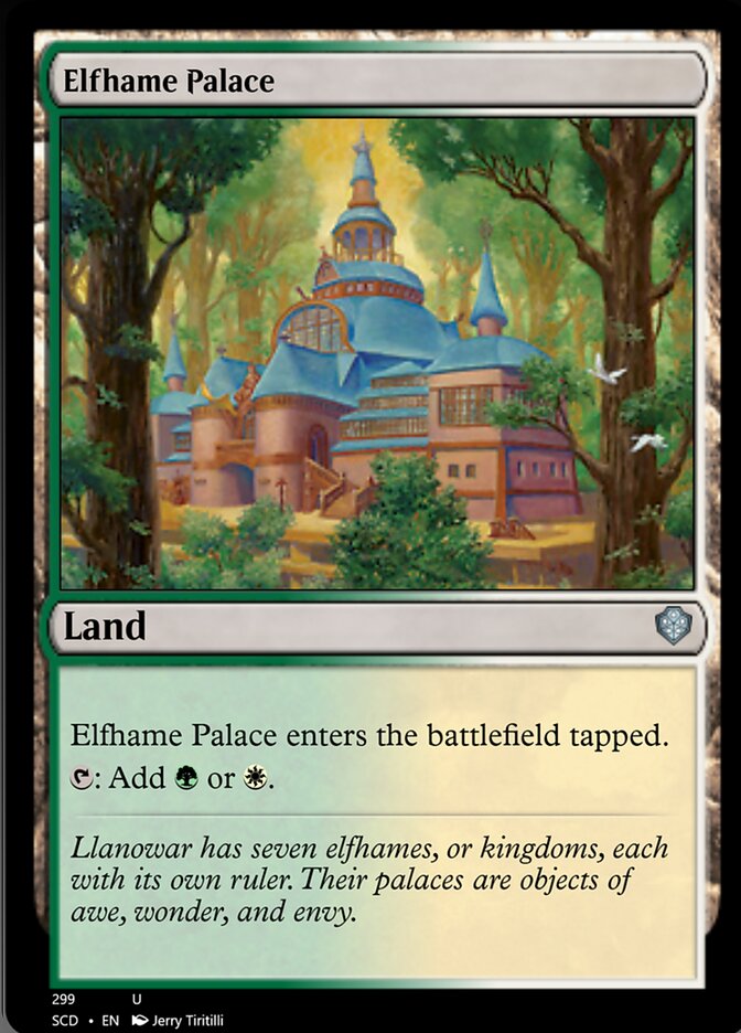 Elfhame Palace [Starter Commander Decks] | Galaxy Games LLC