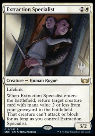 Extraction Specialist (Promo Pack) [Streets of New Capenna Promos] | Galaxy Games LLC
