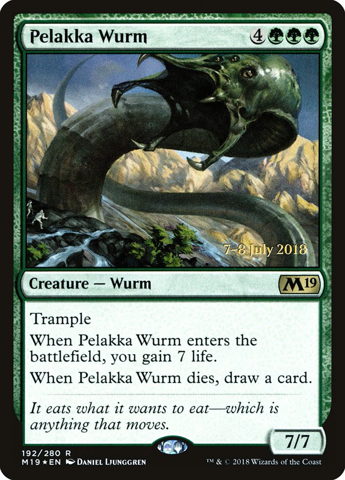 Pelakka Wurm [Core Set 2019 Prerelease Promos] | Galaxy Games LLC