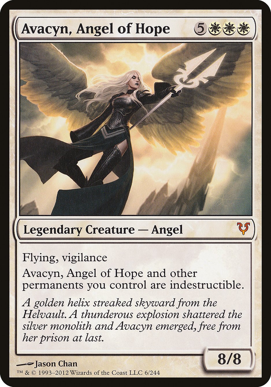 Avacyn, Angel of Hope (Oversized) [Open the Helvault] | Galaxy Games LLC