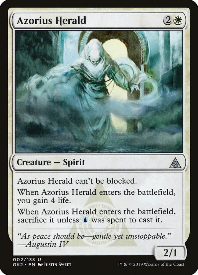 Azorius Herald [Ravnica Allegiance Guild Kit] | Galaxy Games LLC