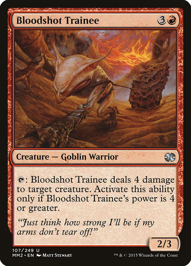 Bloodshot Trainee [Modern Masters 2015] | Galaxy Games LLC