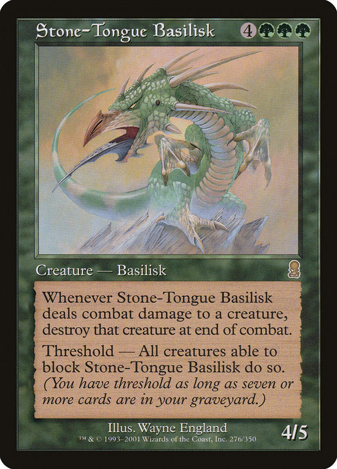 Stone-Tongue Basilisk [Odyssey] | Galaxy Games LLC