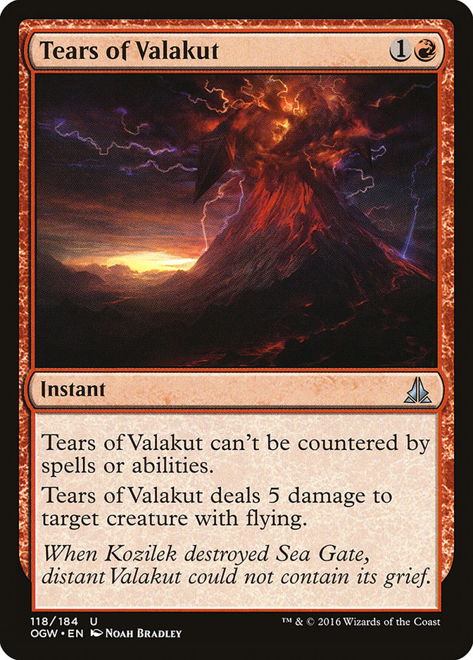 Tears of Valakut [Oath of the Gatewatch] | Galaxy Games LLC