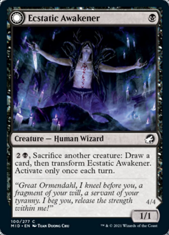 Ecstatic Awakener // Awoken Demon [Innistrad: Midnight Hunt] | Galaxy Games LLC