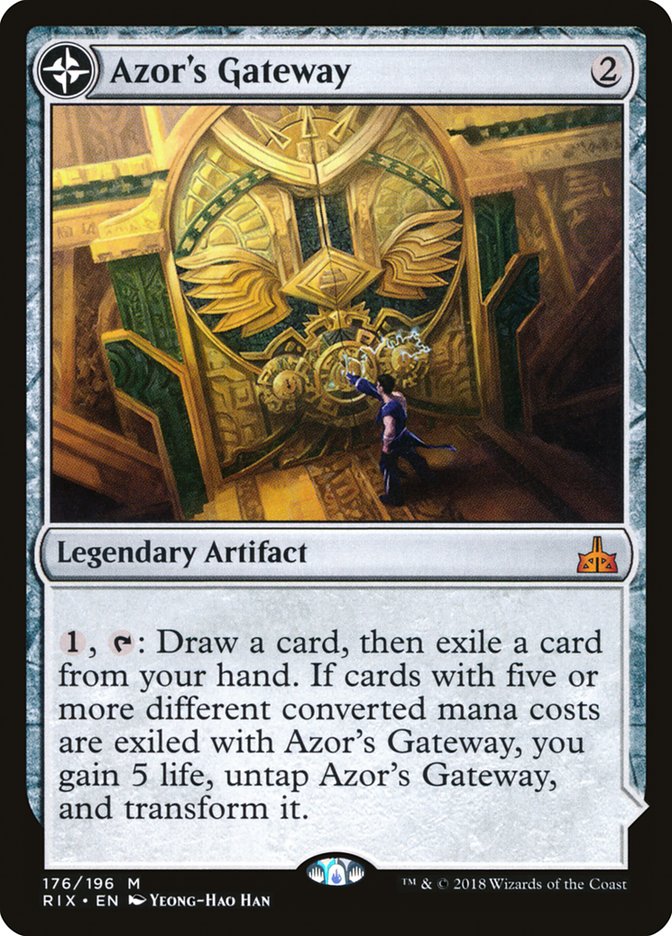 Azor's Gateway // Sanctum of the Sun [Rivals of Ixalan] | Galaxy Games LLC