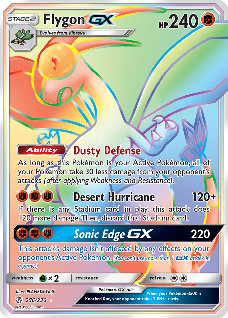 Flygon GX (256/236) [Sun & Moon: Cosmic Eclipse] | Galaxy Games LLC