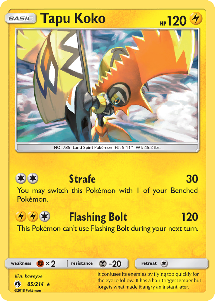 Tapu Koko (85/214) [Sun & Moon: Lost Thunder] | Galaxy Games LLC