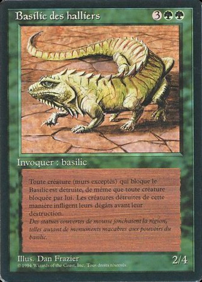 Thicket Basilisk [Foreign Black Border] | Galaxy Games LLC