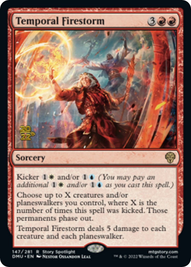 Temporal Firestorm [Dominaria United Prerelease Promos] | Galaxy Games LLC