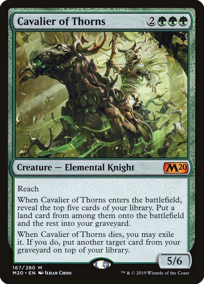 Cavalier of Thorns [Core Set 2020] | Galaxy Games LLC