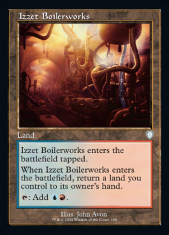 Izzet Boilerworks (Retro) [The Brothers' War Commander] | Galaxy Games LLC